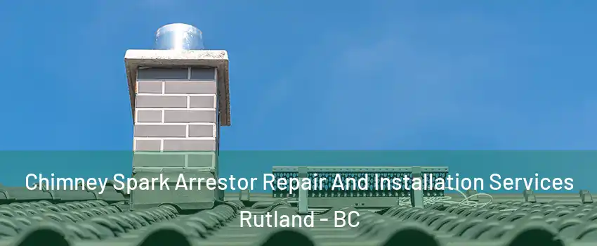  Chimney Spark Arrestor Repair And Installation Services Rutland - BC