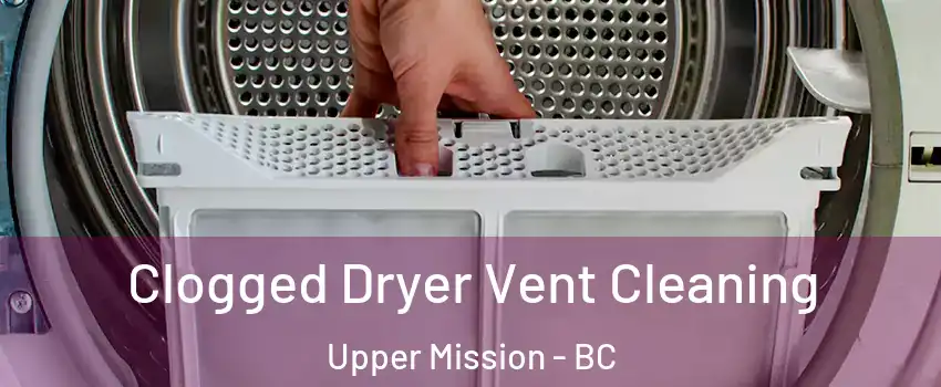  Clogged Dryer Vent Cleaning Upper Mission - BC