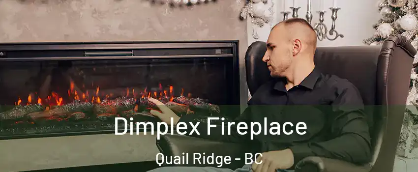  Dimplex Fireplace Quail Ridge - BC