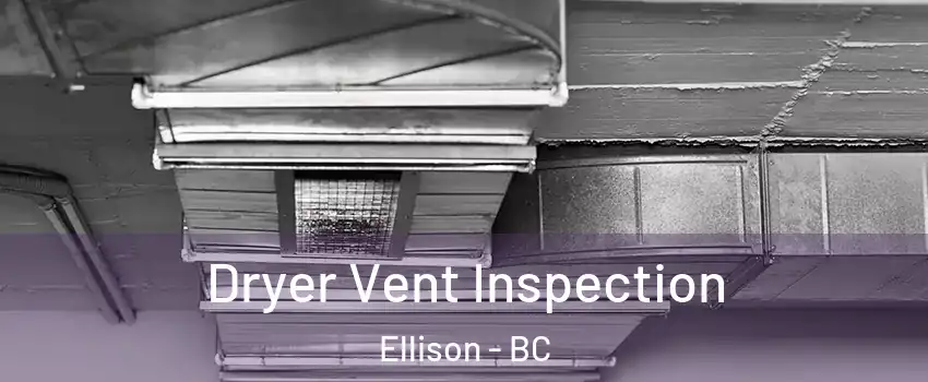  Dryer Vent Inspection Ellison - BC