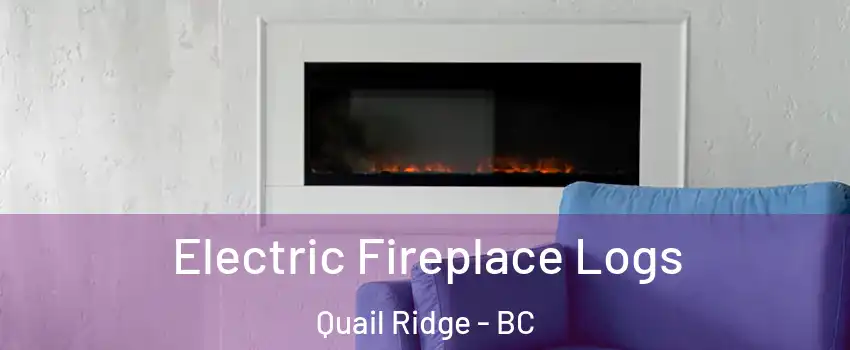  Electric Fireplace Logs Quail Ridge - BC