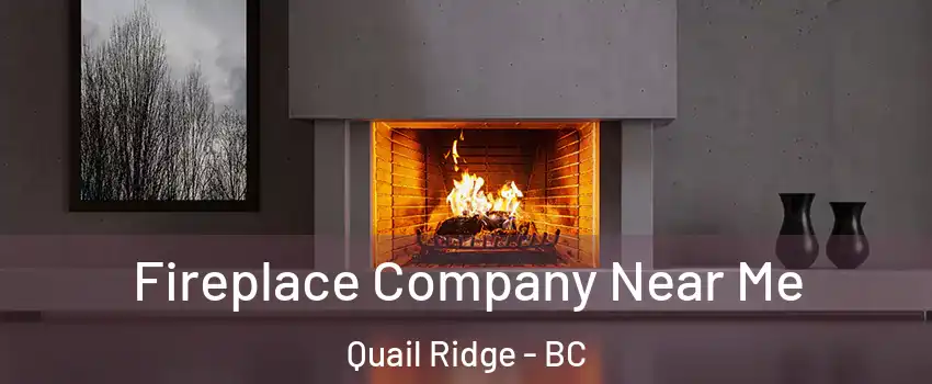 Fireplace Company Near Me Quail Ridge - BC