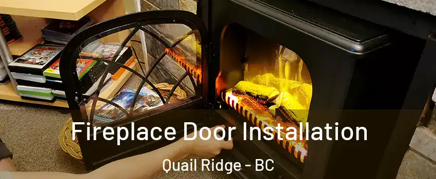 Fireplace Door Installation Quail Ridge - BC
