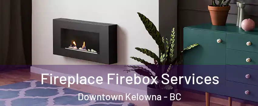  Fireplace Firebox Services Downtown Kelowna - BC