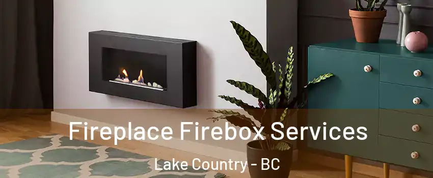  Fireplace Firebox Services Lake Country - BC