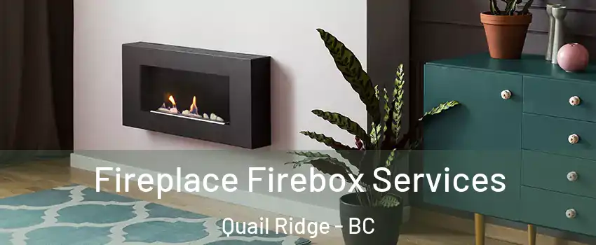  Fireplace Firebox Services Quail Ridge - BC