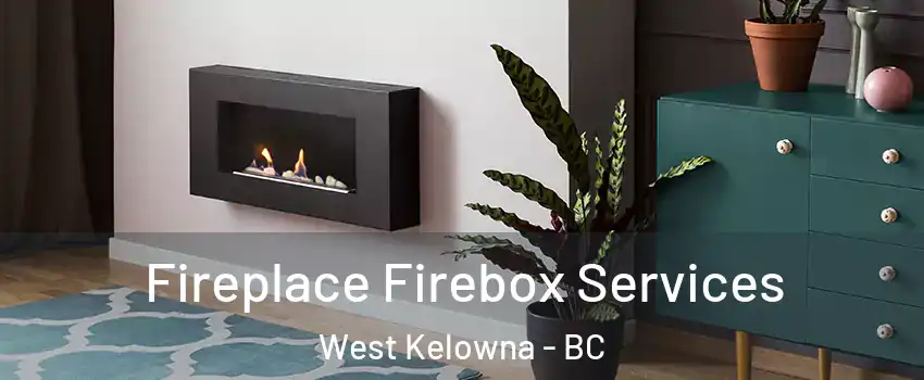  Fireplace Firebox Services West Kelowna - BC