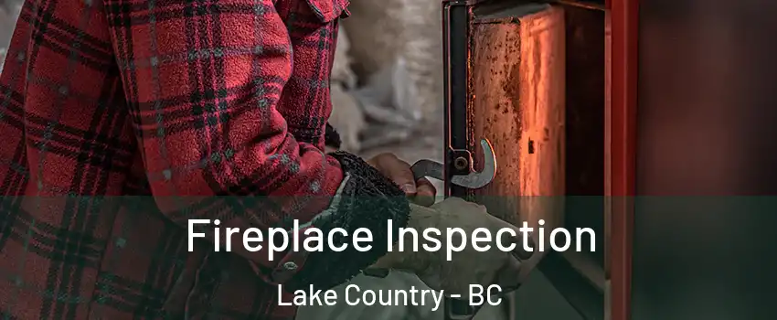  Fireplace Inspection Lake Country - BC