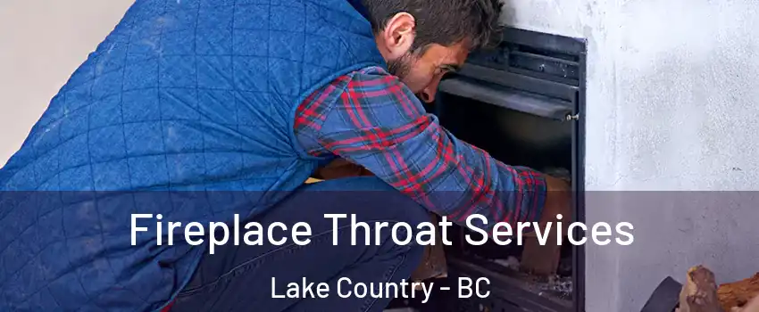  Fireplace Throat Services Lake Country - BC