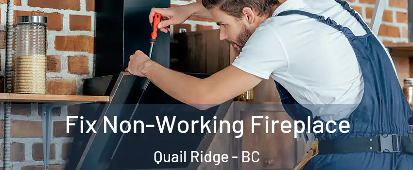  Fix Non-Working Fireplace Quail Ridge - BC