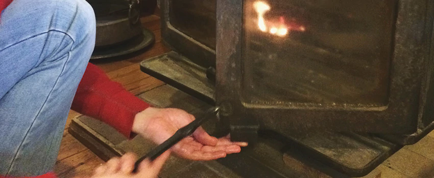 Gas Fireplace Inspection in Rutland, British Columbia