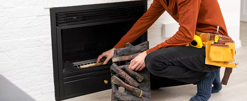 Metal Fireplace Installation in South Pandosy, British Columbia