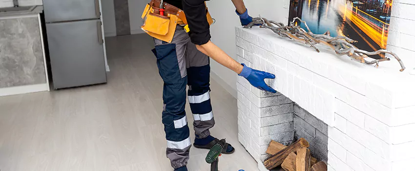 Outdoor Fireplace Restoration in South Pandosy, British Columbia