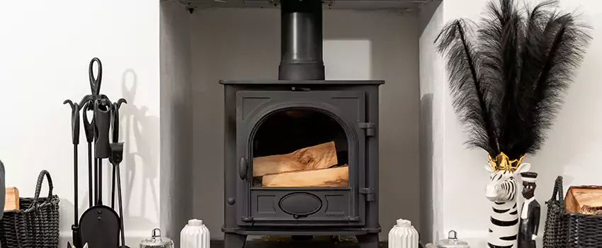 Thelin Hearth Products Providence Pellet Insert Fireplace Installation in Quail Ridge, BC