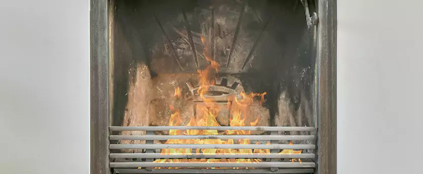 Travis Industries Linear Gas Fireplace Installation in Quail Ridge, British Columbia