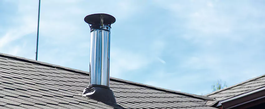 Outdoor Metal Chimney Installation in Rutland, British Columbia