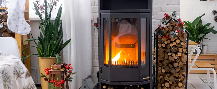 Thelin Hearth Products Direct Vent Gas Stove Fireplace Inspection in Quail Ridge, BC