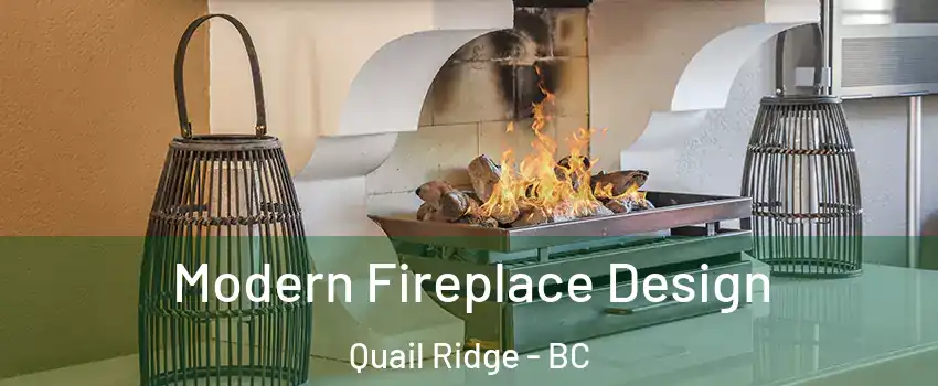  Modern Fireplace Design Quail Ridge - BC