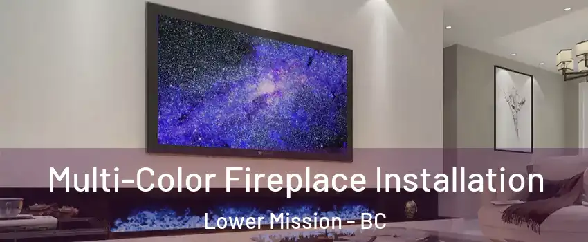  Multi-Color Fireplace Installation Lower Mission - BC
