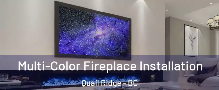  Multi-Color Fireplace Installation Quail Ridge - BC