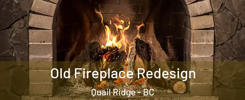  Old Fireplace Redesign Quail Ridge - BC