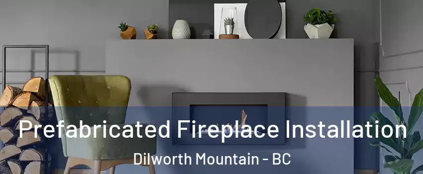 Prefabricated Fireplace Installation Dilworth Mountain - BC