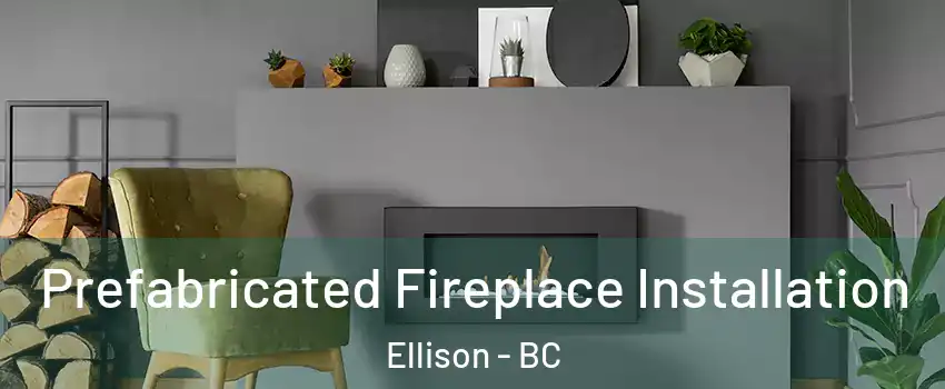  Prefabricated Fireplace Installation Ellison - BC